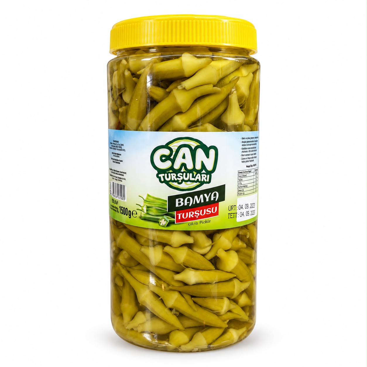 Can Turşuları Bamya Turşusu 1500 Gr