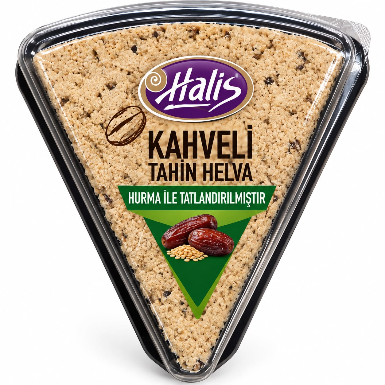 Halis Kahveli Tahin Helva 300 Gr / Vegan